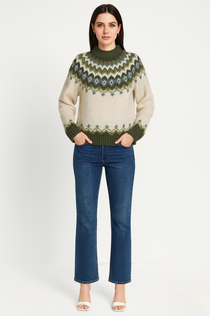 Women's Fair Isle Knit Sweater