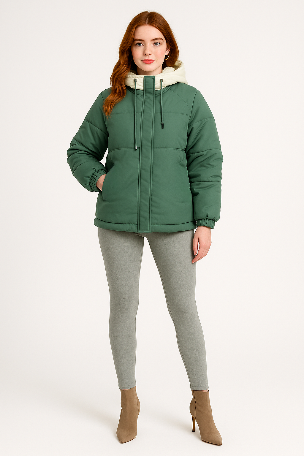 Women's Fleece-Lined Hooded Jacket
