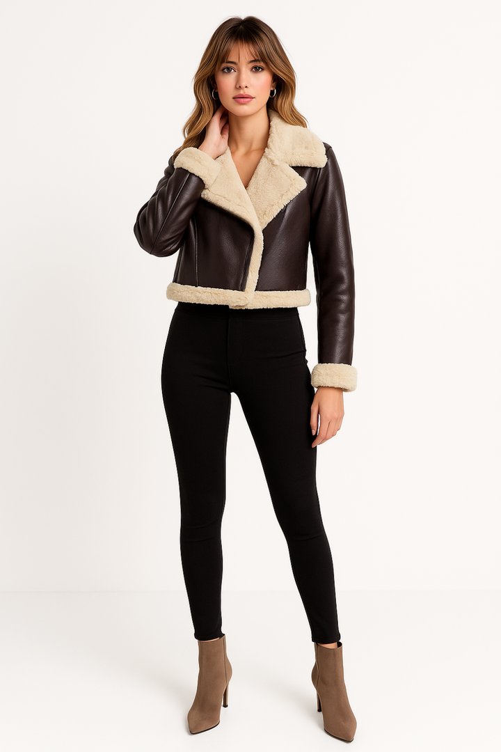 Women's Fleece-Lined Short Jacket
