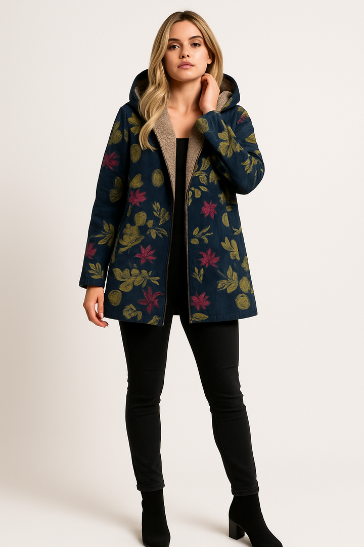 Women's Floral Winter Jacket