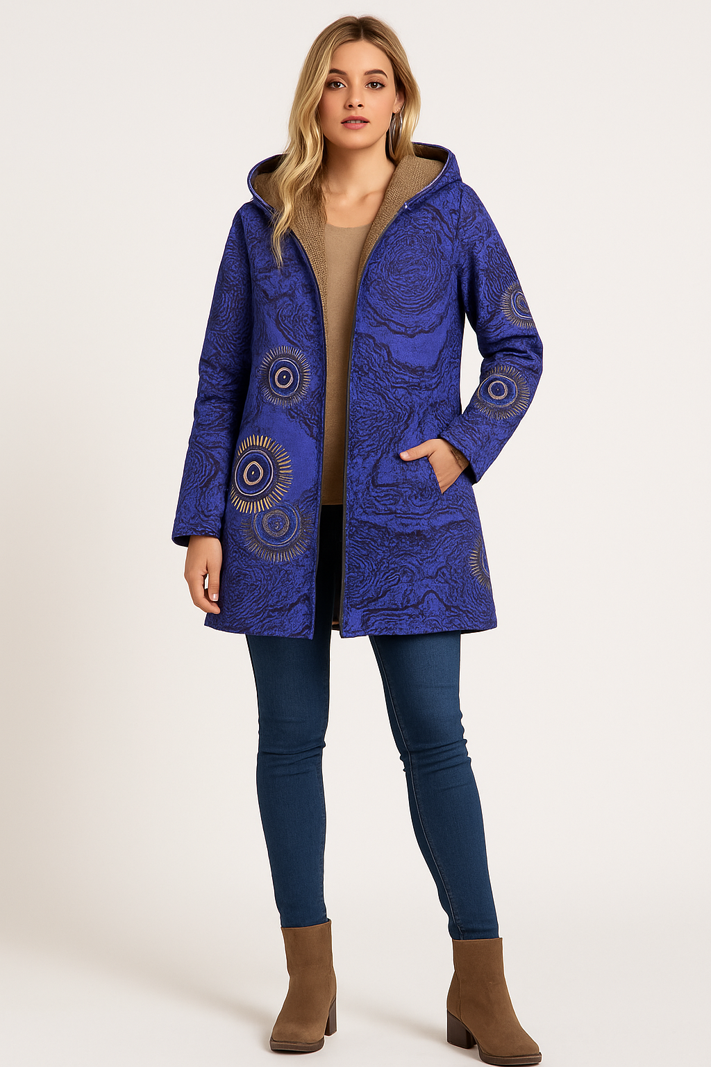 Women's Floral Winter Jacket