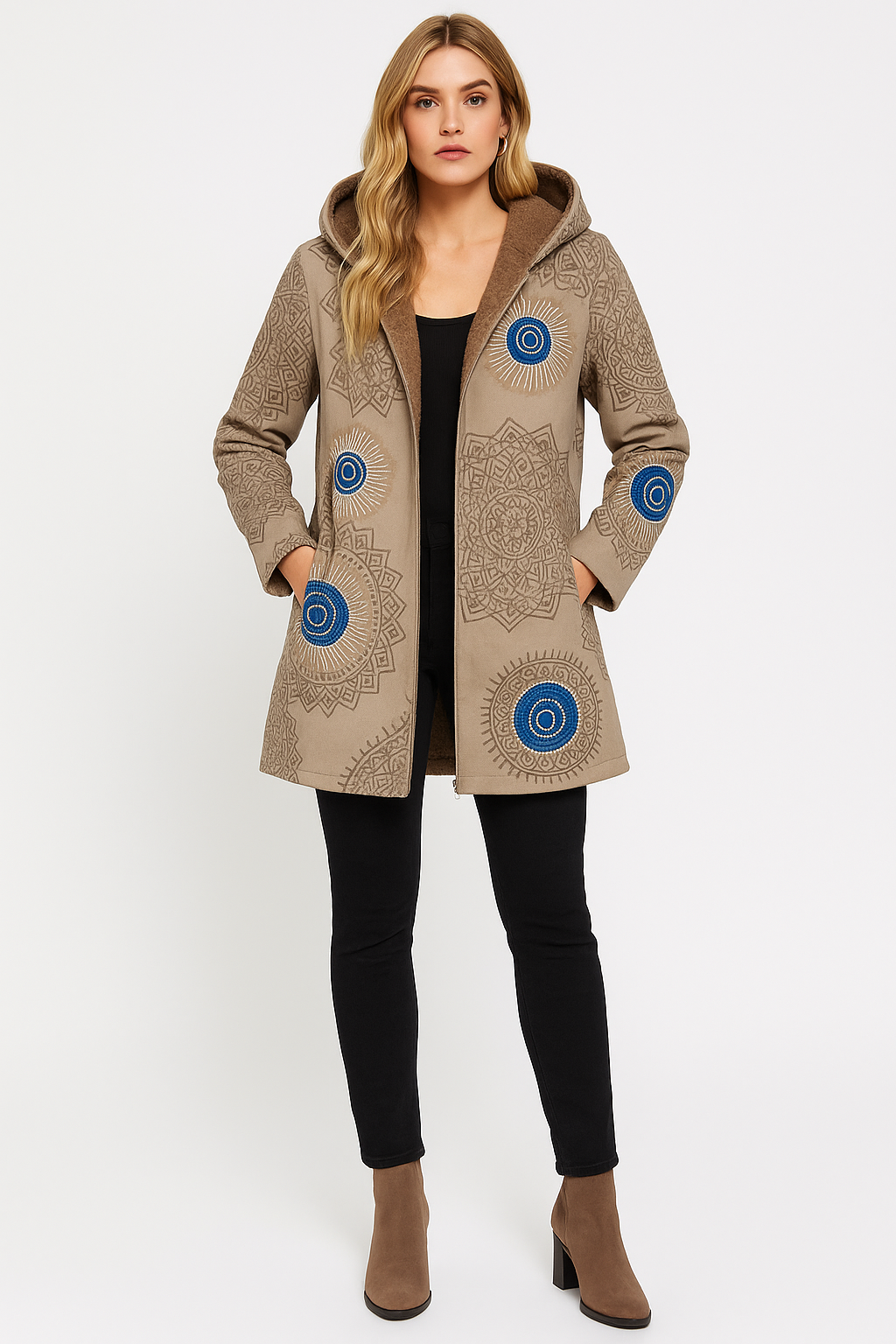 Women's Floral Winter Jacket