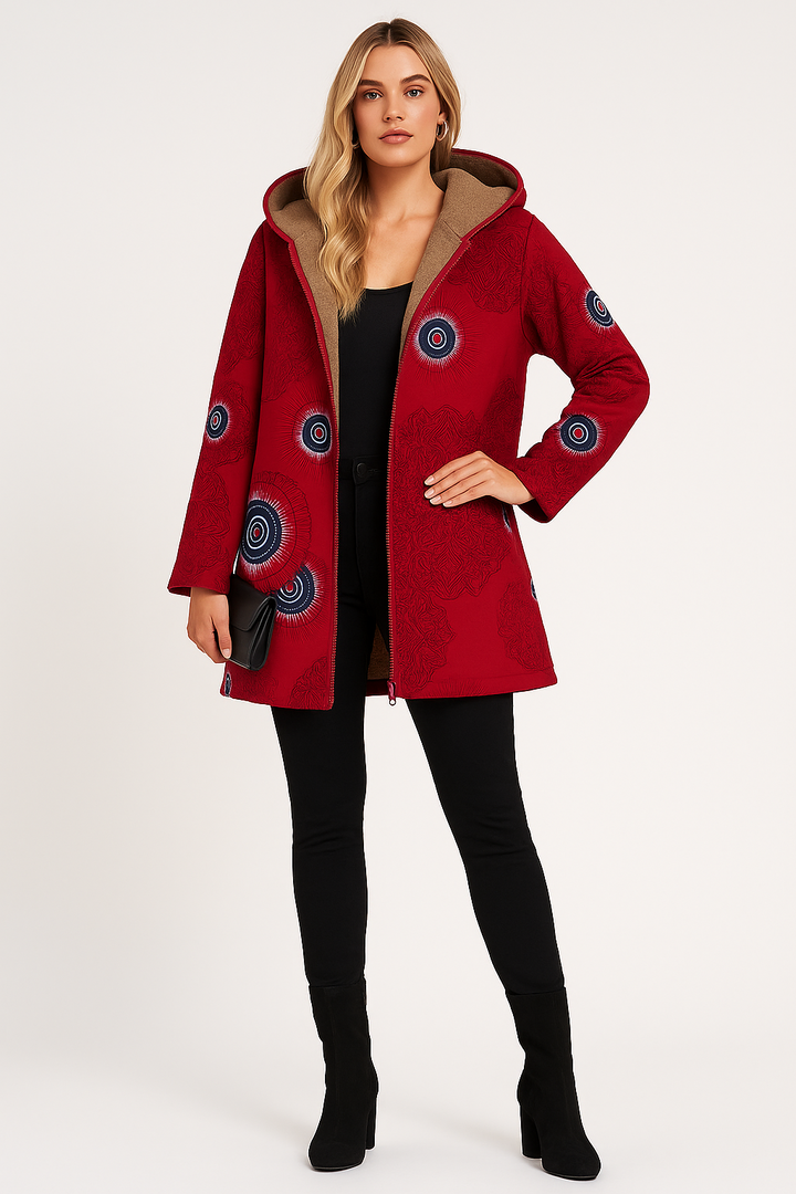 Women's Floral Winter Jacket