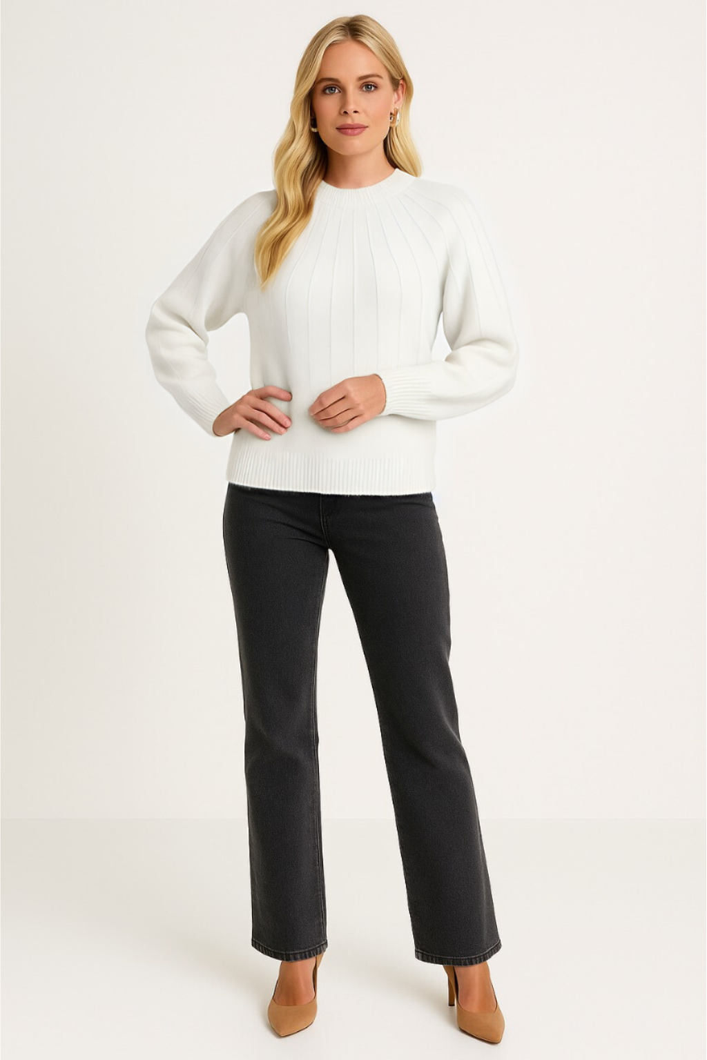Women's Fluffy Knitted Sweater