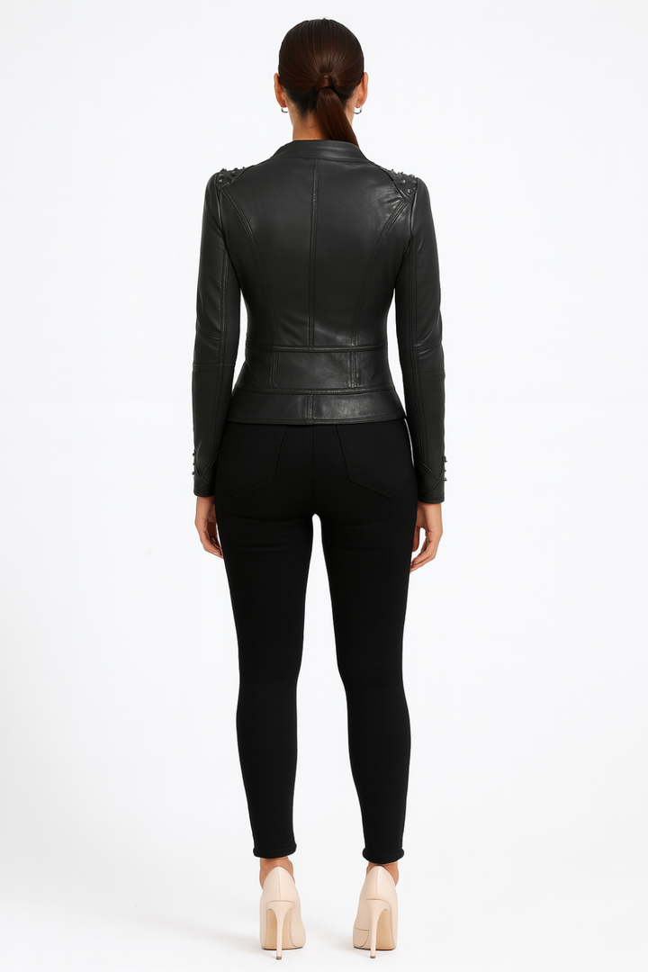 Women’s Gothic Leather Jacket