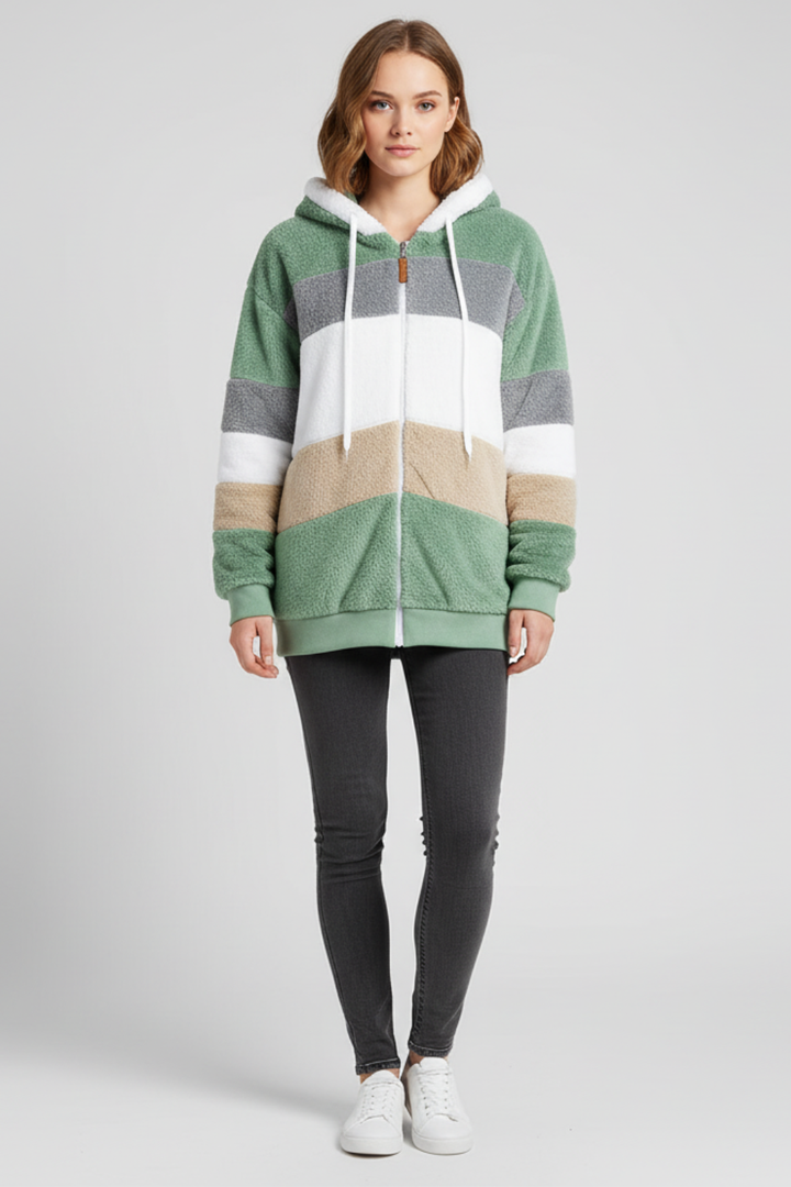 Women’s Hooded Fleece Jacket for Cozy Days