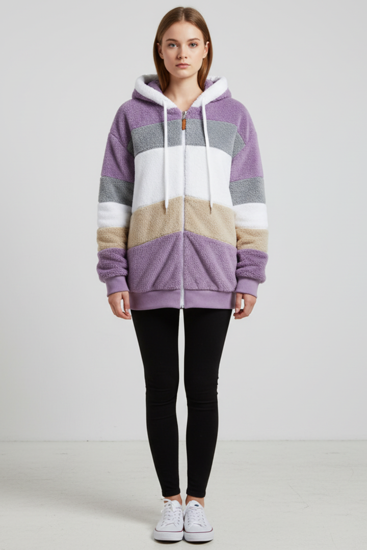 Women’s Hooded Fleece Jacket for Cozy Days