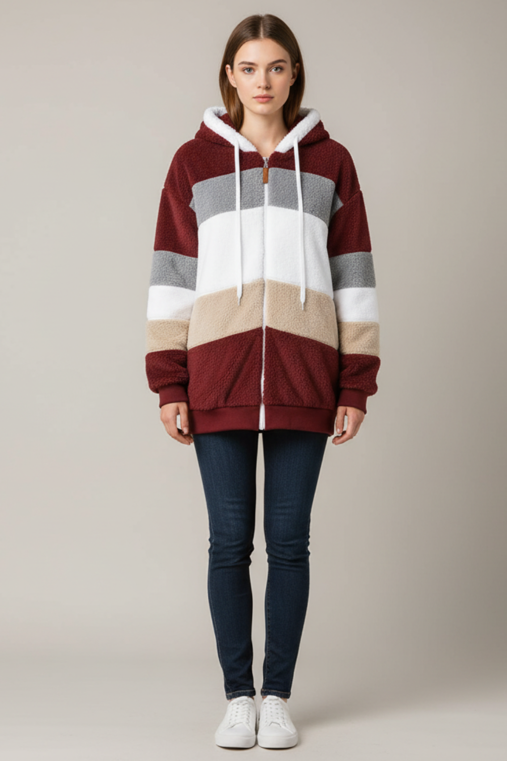 Women’s Hooded Fleece Jacket for Cozy Days