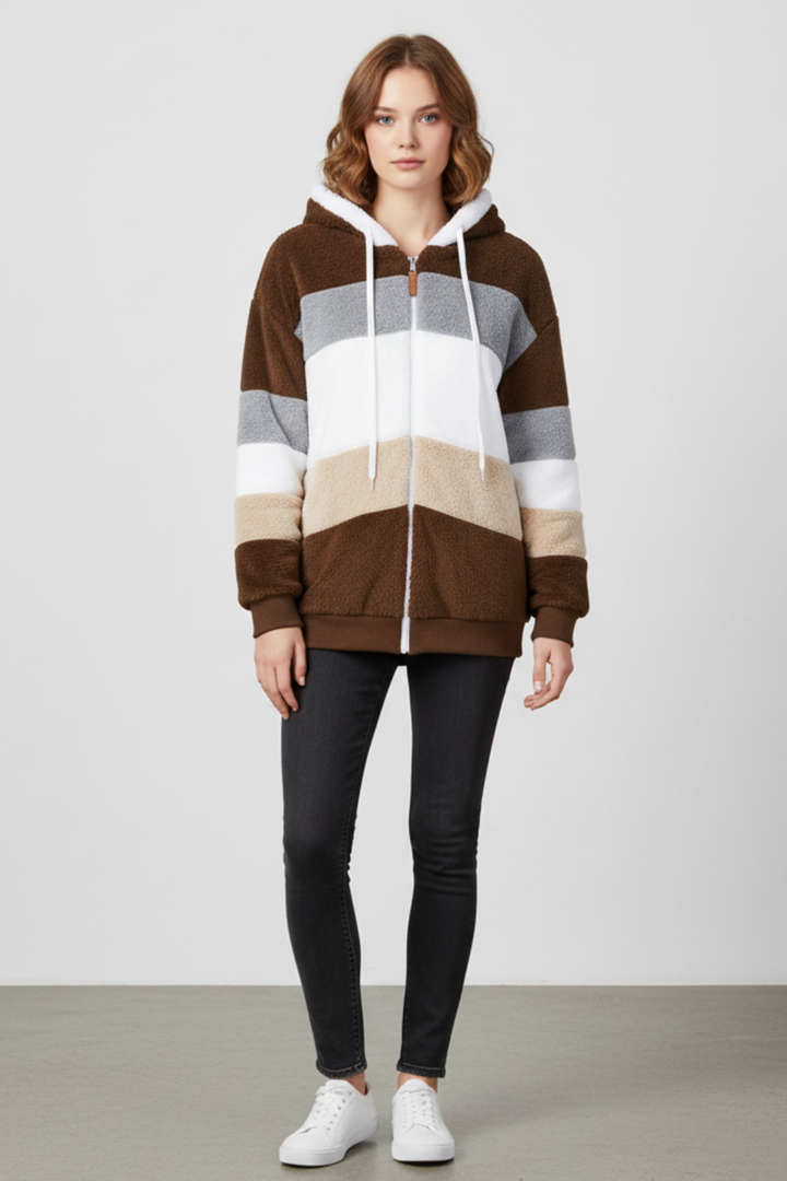 Women’s Hooded Fleece Jacket for Cozy Days