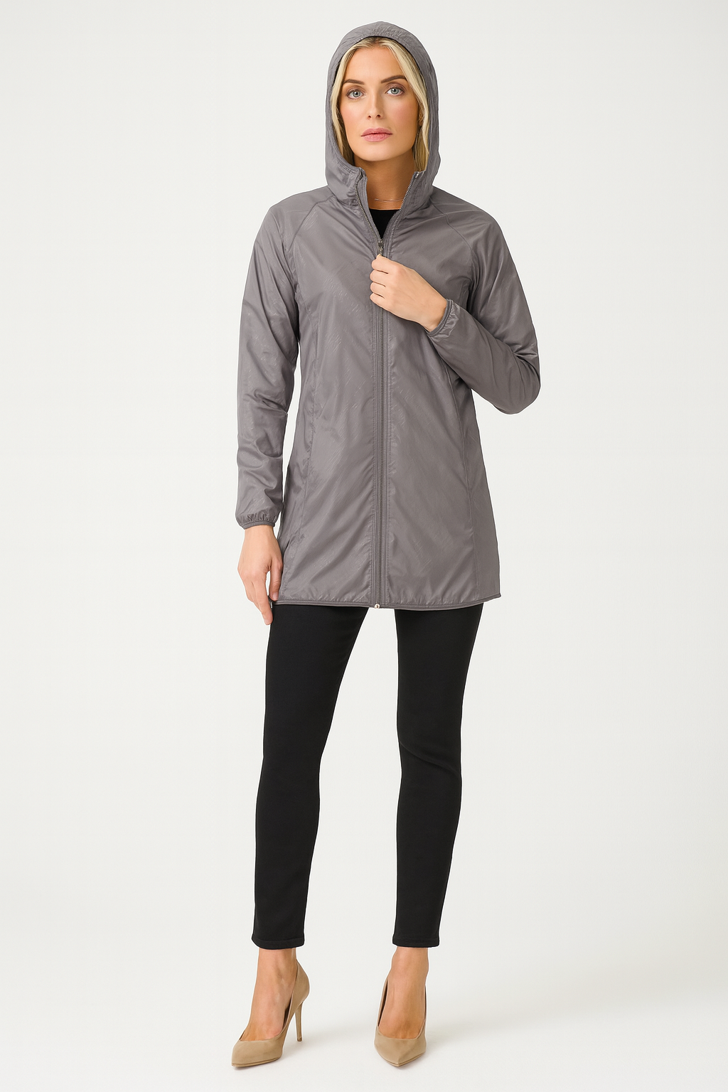 Women's Hooded Trench Coat