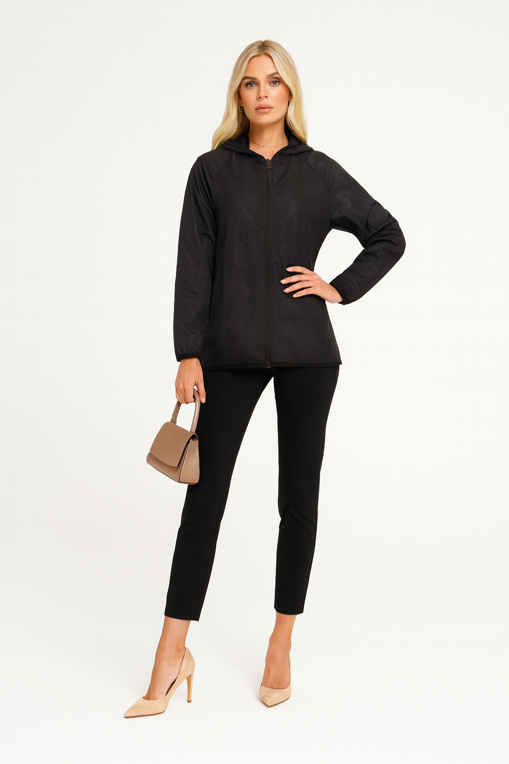Women's Hooded Trench Coat