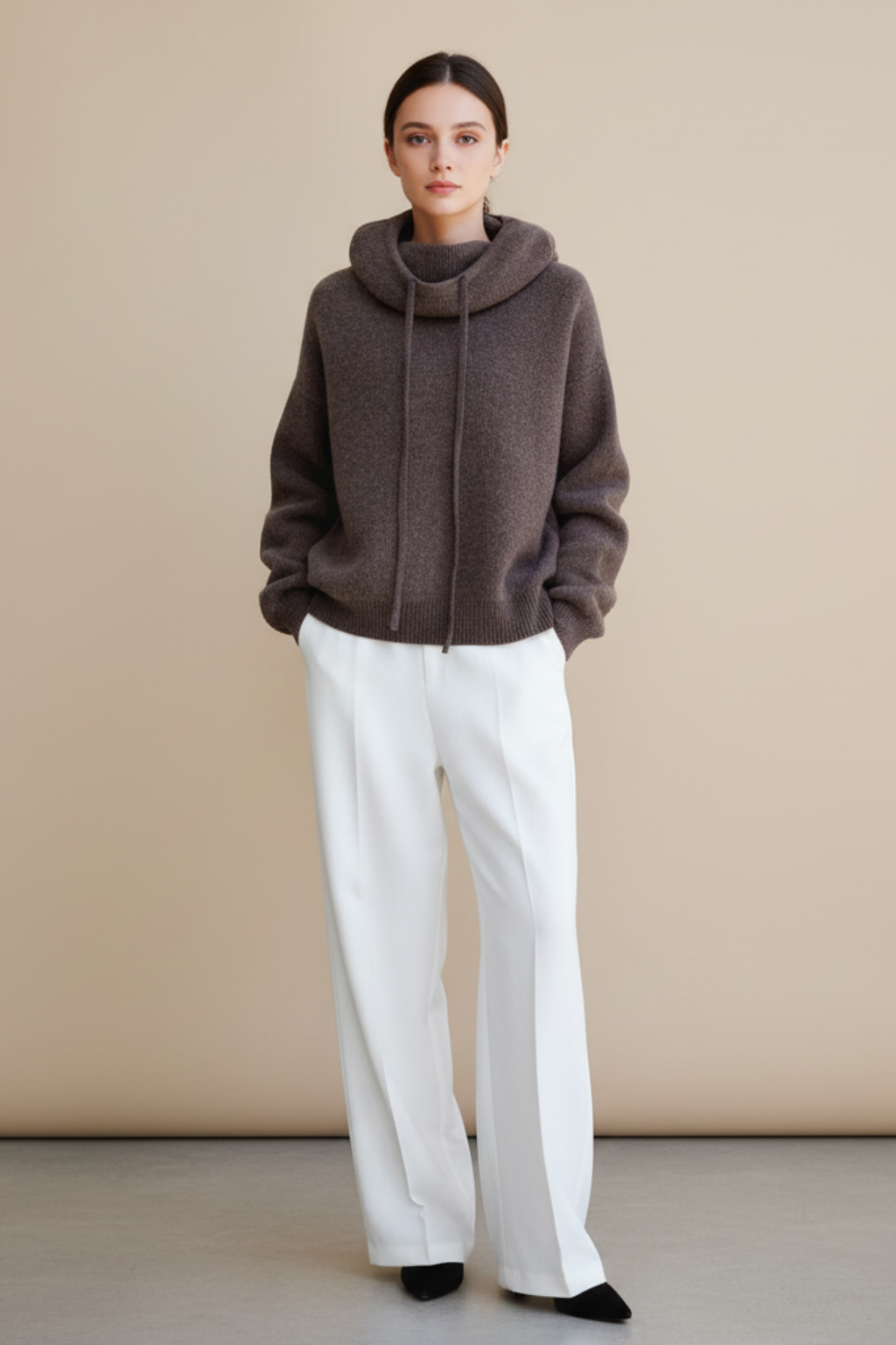 Women’s Hooded Winter Sweater