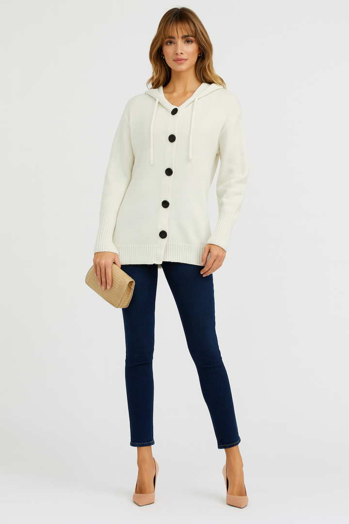 Women's Knit Hooded Sweater