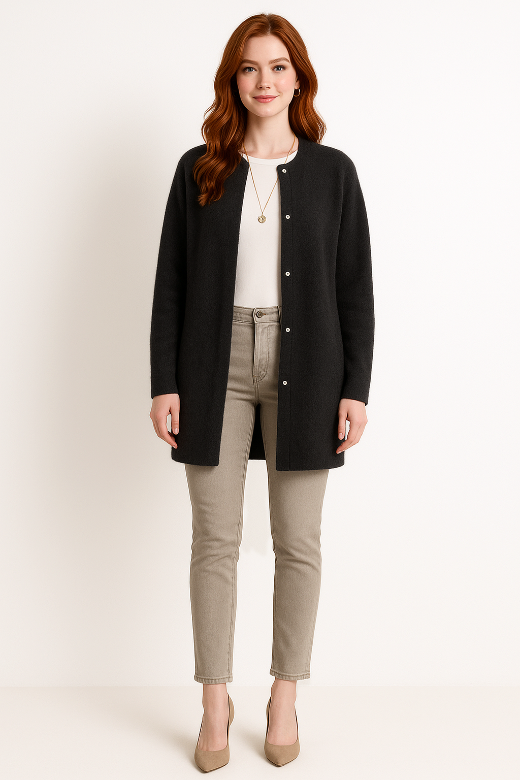 Women's Knitted Cardigan Sweater