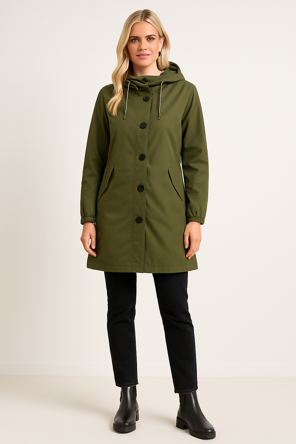 Women’s Lightweight Hooded Rain Jacket
