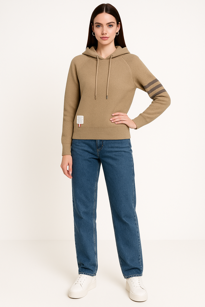 Women's Lightweight Hooded Sweater