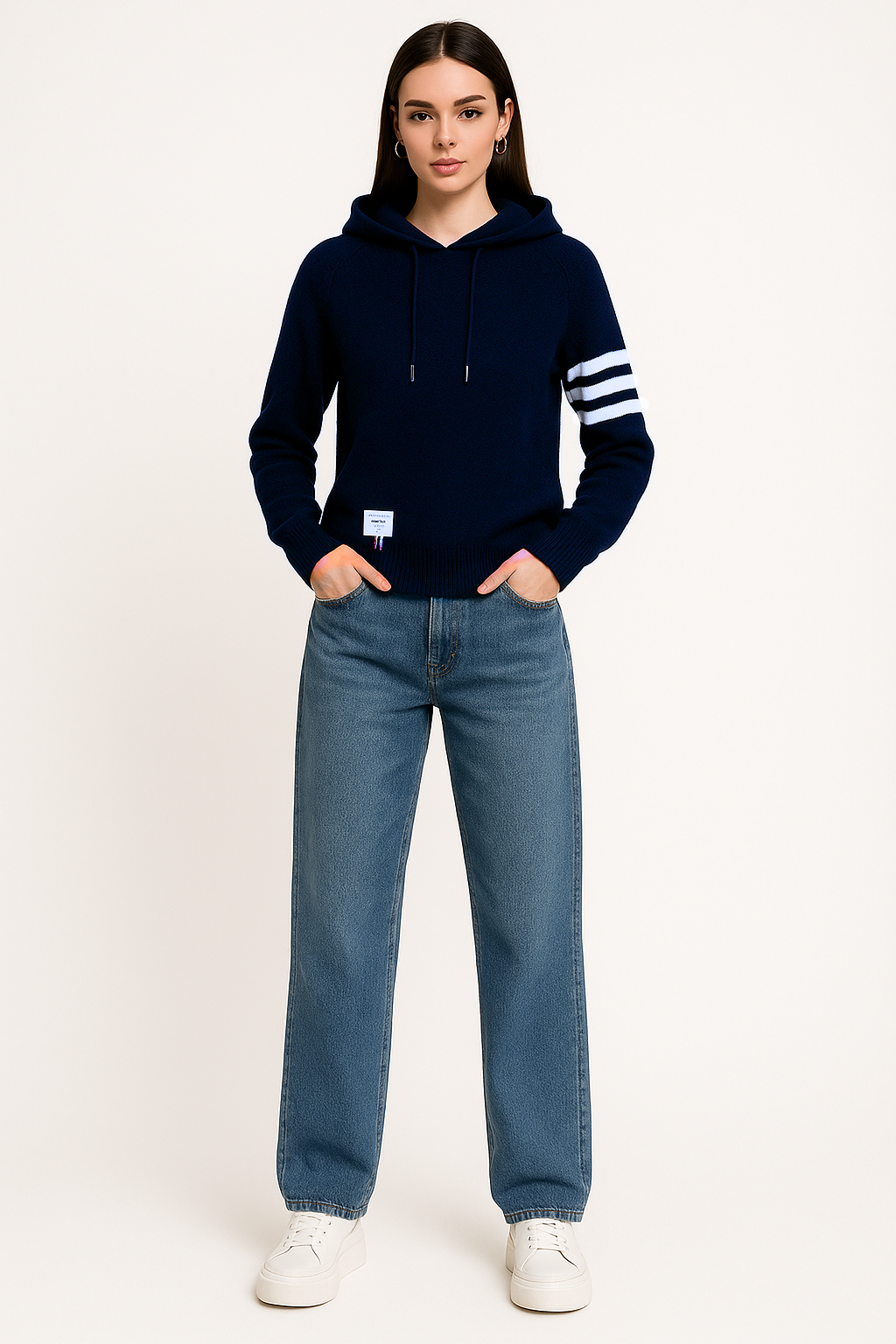 Women's Lightweight Hooded Sweater
