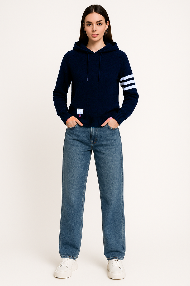 Women's Lightweight Hooded Sweater