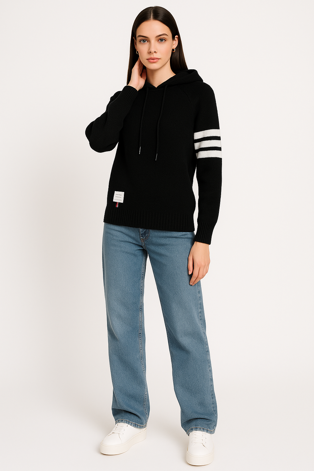 Women's Lightweight Hooded Sweater