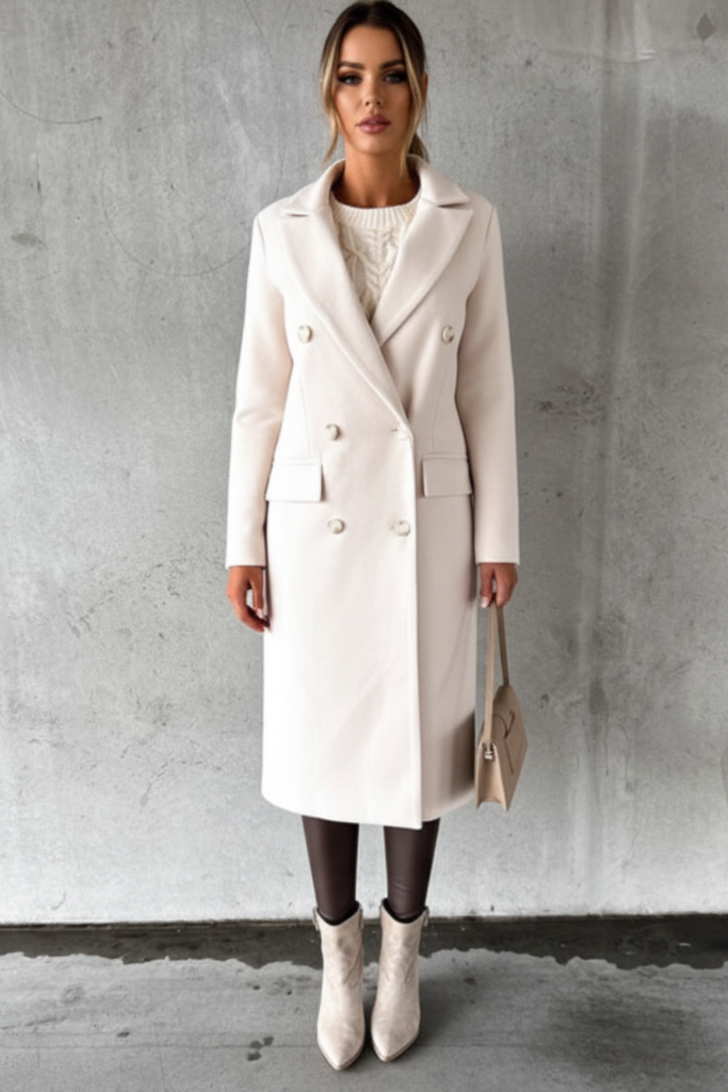 Women’s Long Elegant Overcoat