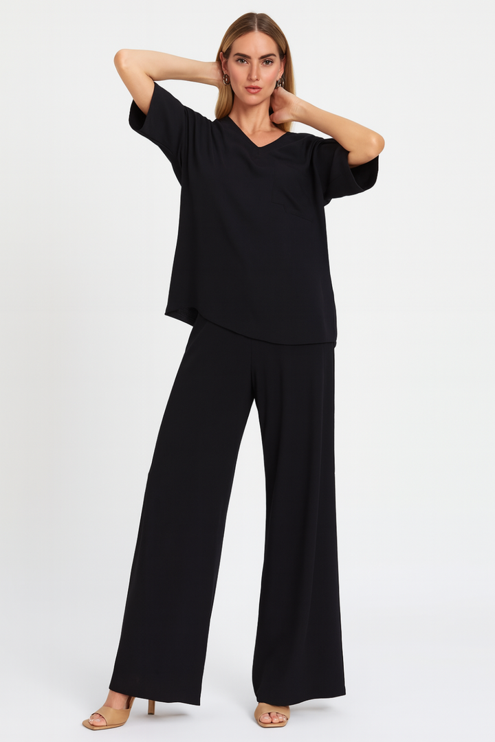 Women's Long Sleeve Top and Pants Two-Piece Set