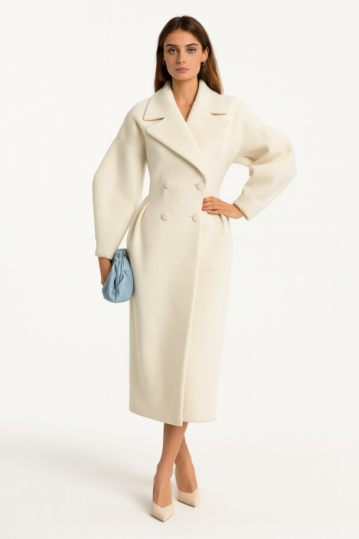 Women's Long Winter Trench Coat