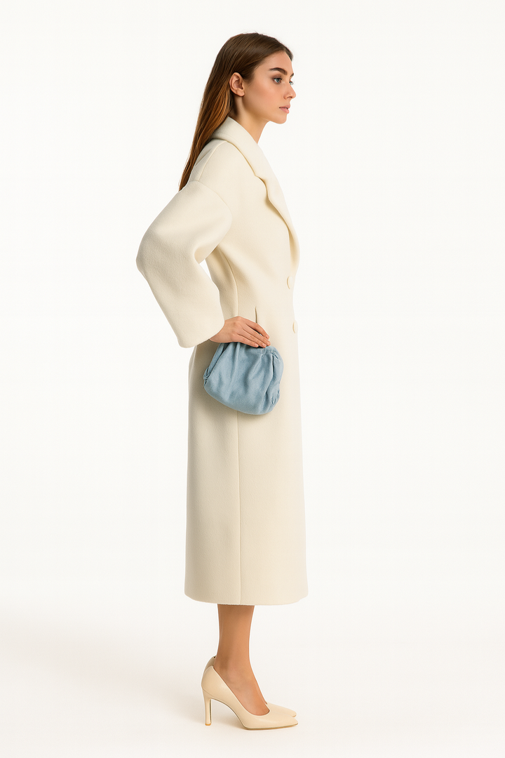 Women's Long Winter Trench Coat