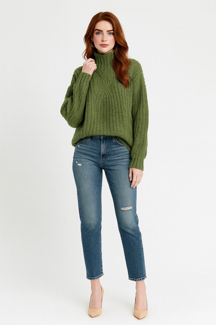 Women's Loose Casual Knit Sweater