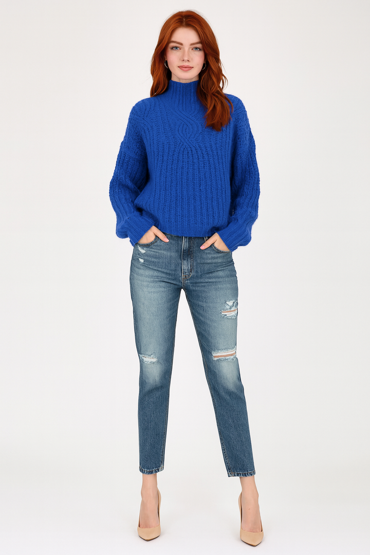Women's Loose Casual Knit Sweater
