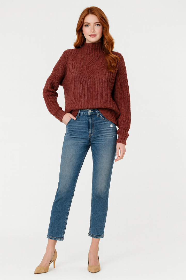 Women's Loose Casual Knit Sweater
