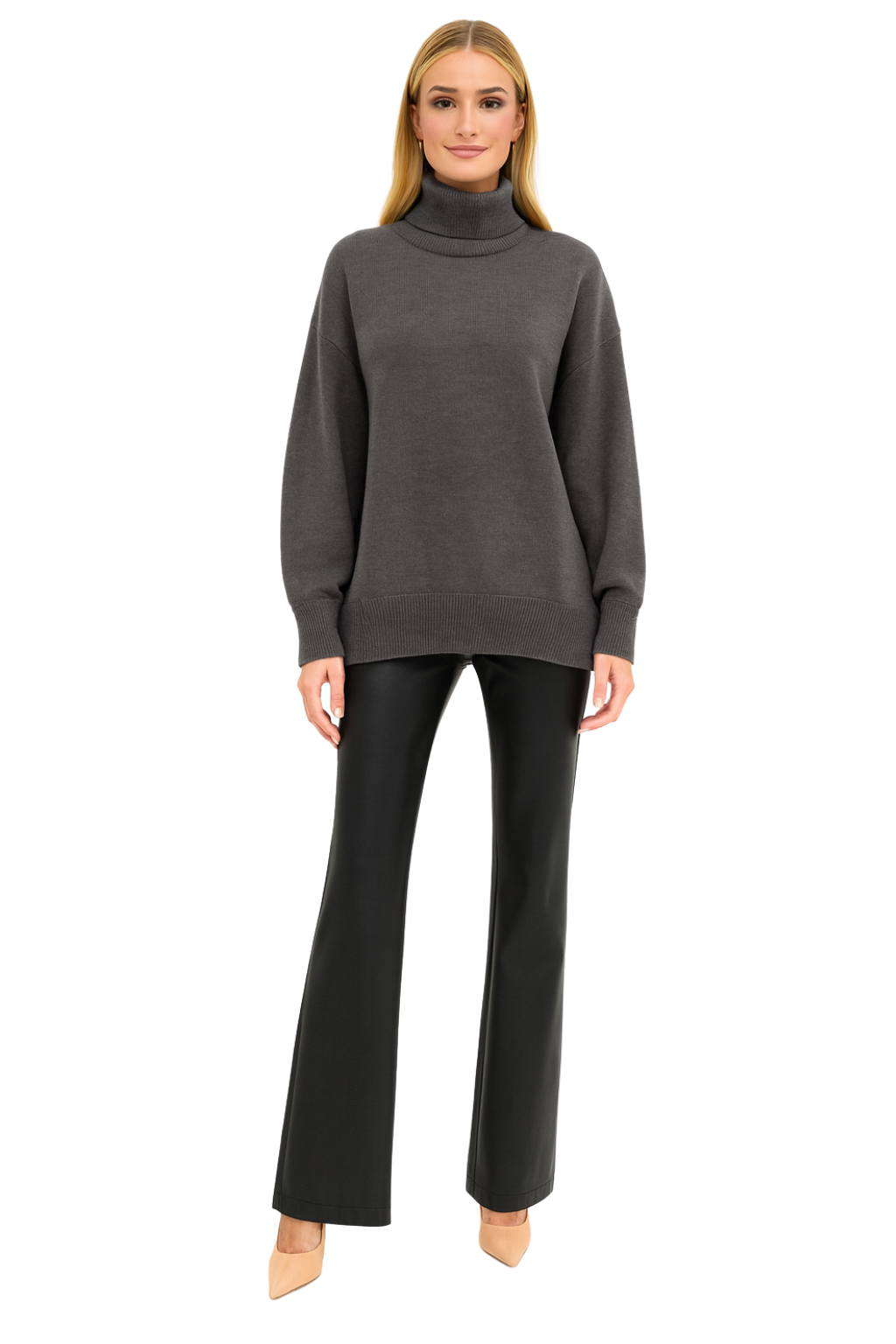 Women’s Loose Fit Turtleneck Sweater