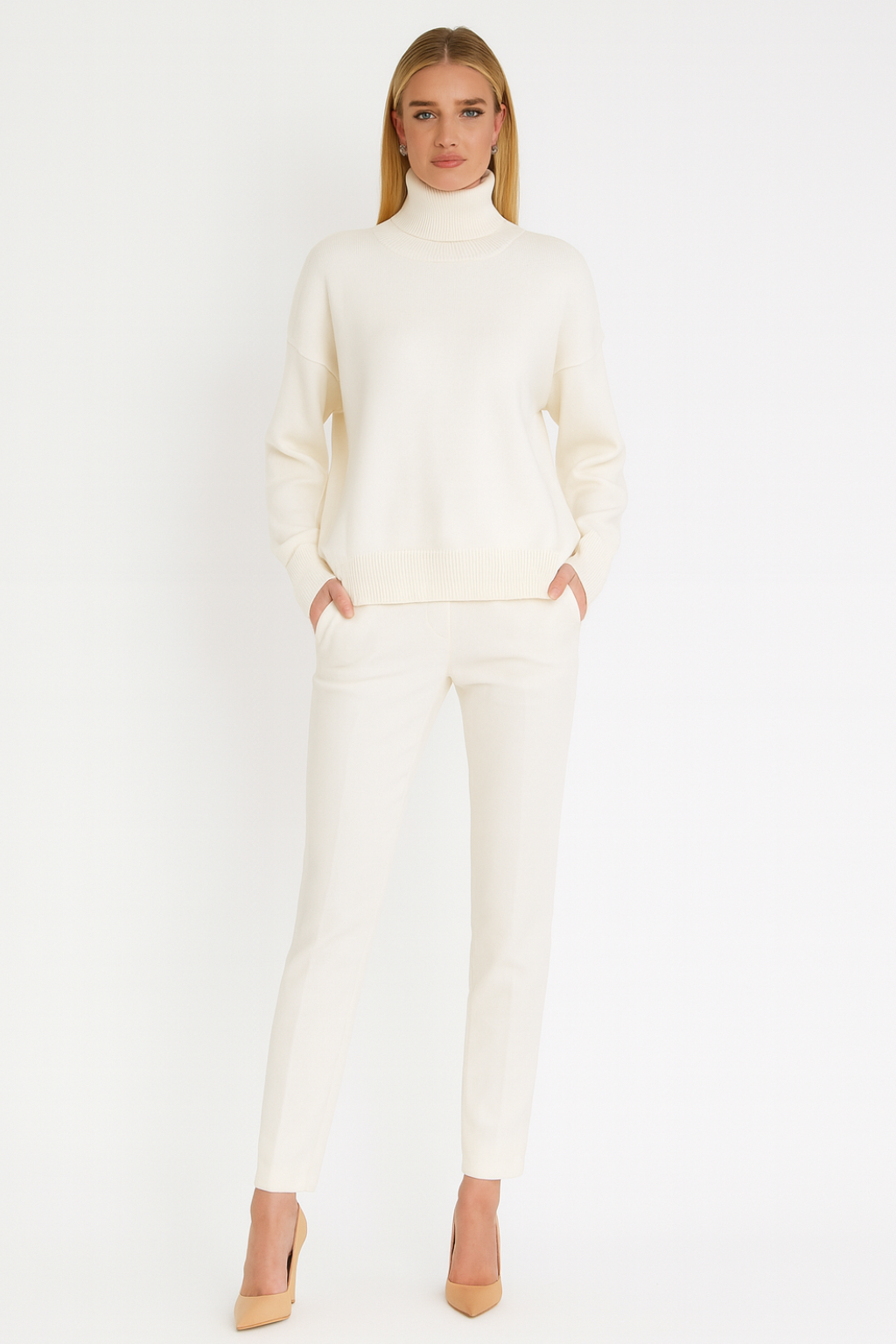 Women’s Loose Fit Turtleneck Sweater