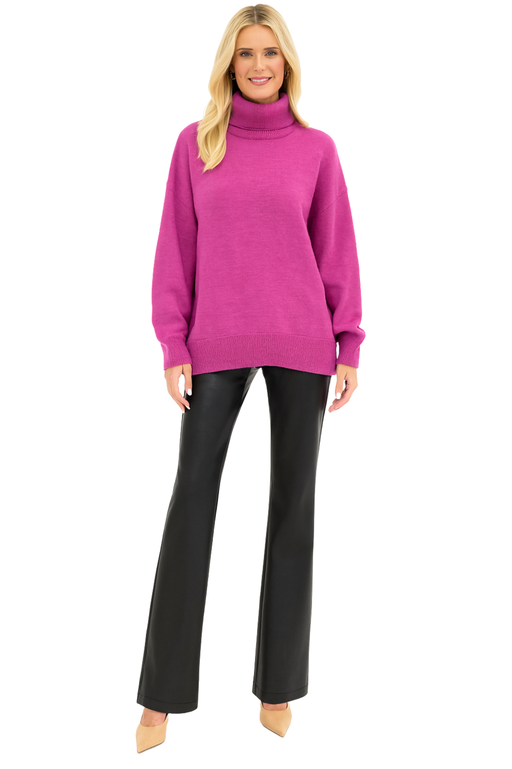 Women’s Loose Fit Turtleneck Sweater