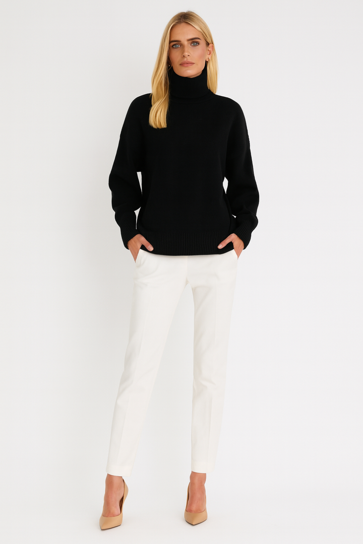 Women’s Loose Fit Turtleneck Sweater