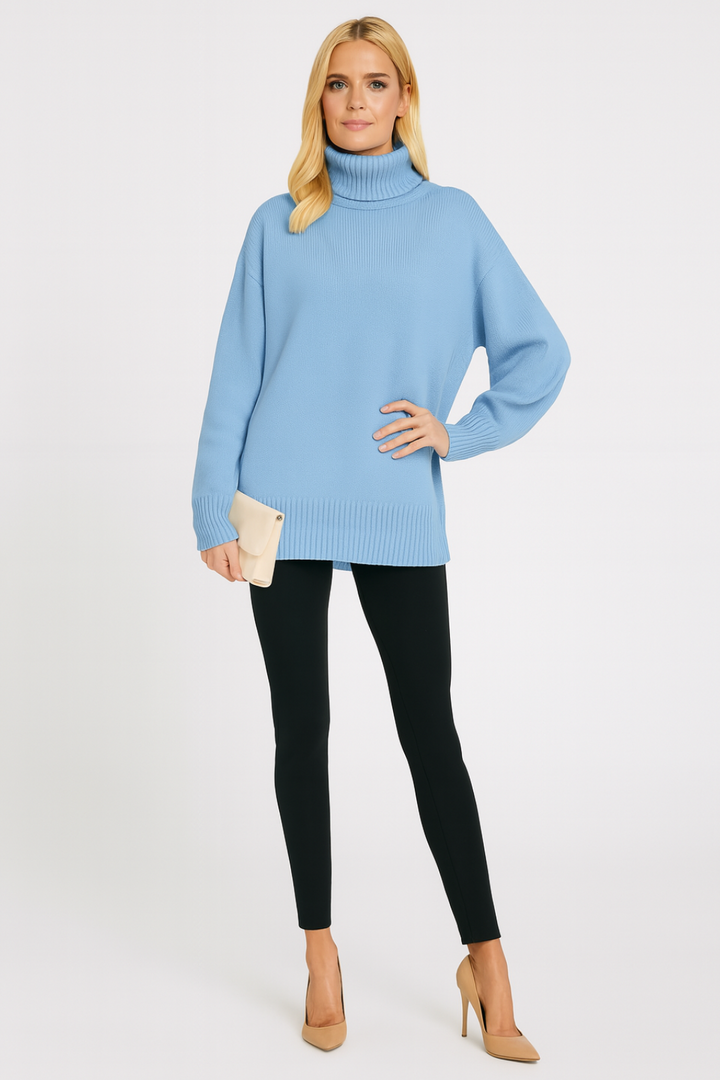 Women’s Loose Fit Turtleneck Sweater