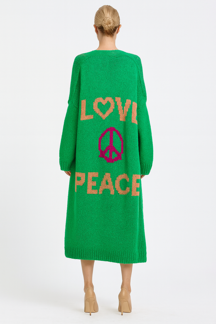 Women's Love & Peace Cardigan