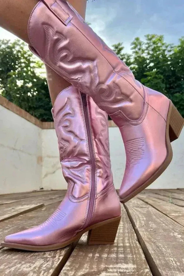 Women’s Mid-Calf Western Stitch Cowboy Boots