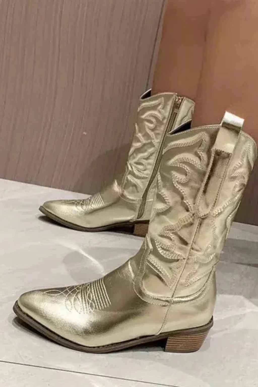 Women’s Mid-Calf Western Stitch Cowboy Boots