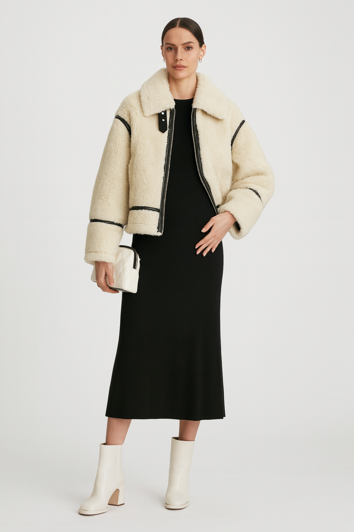 Women’s Oversized Fleece Zip Jacket
