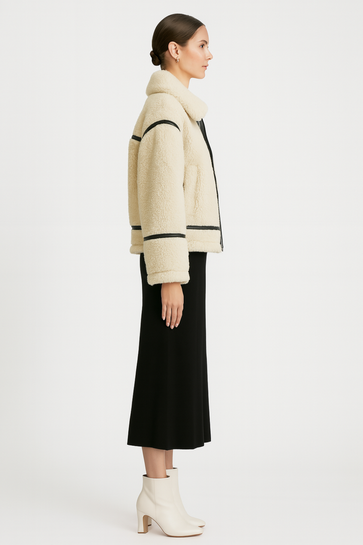 Women’s Oversized Fleece Zip Jacket