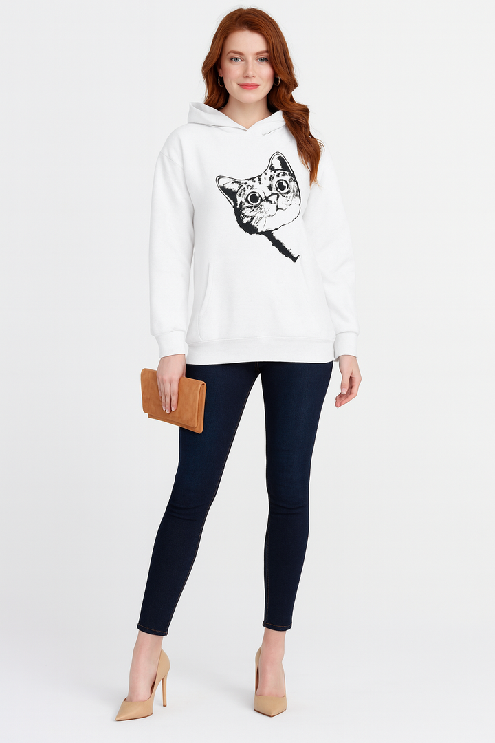 Women's Oversized Hooded Sweater
