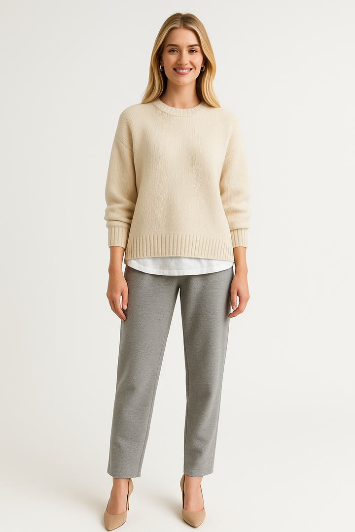 Women’s Oversized Knit Pullover Sweater