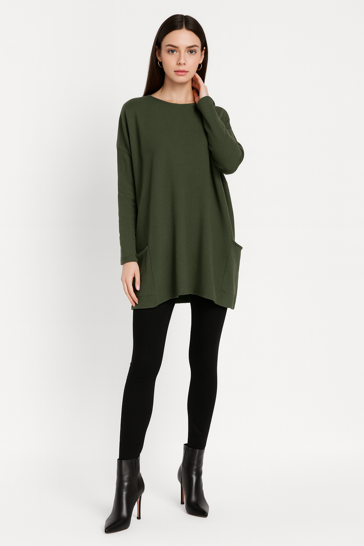 Women's Oversized Long Sleeve Sweater