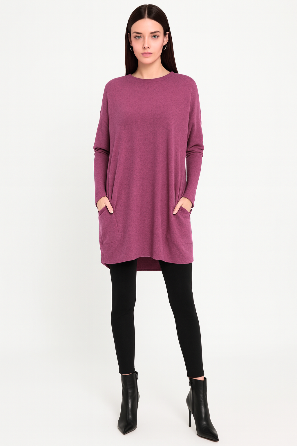 Women's Oversized Long Sleeve Sweater