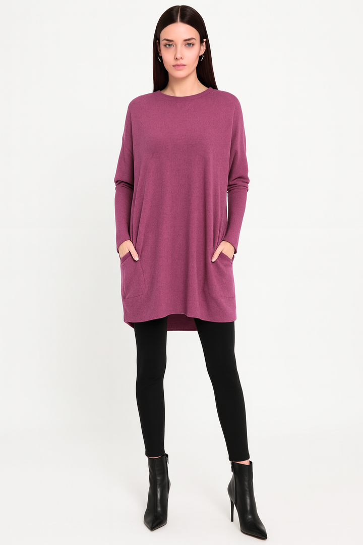 Women's Oversized Long Sleeve Sweater