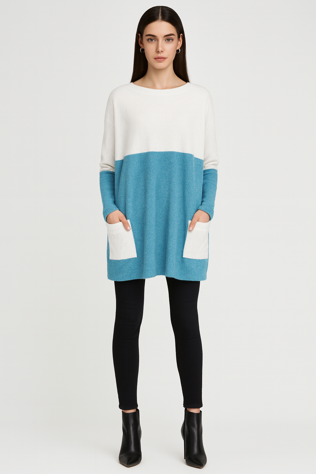 Women's Oversized Long Sleeve Sweater