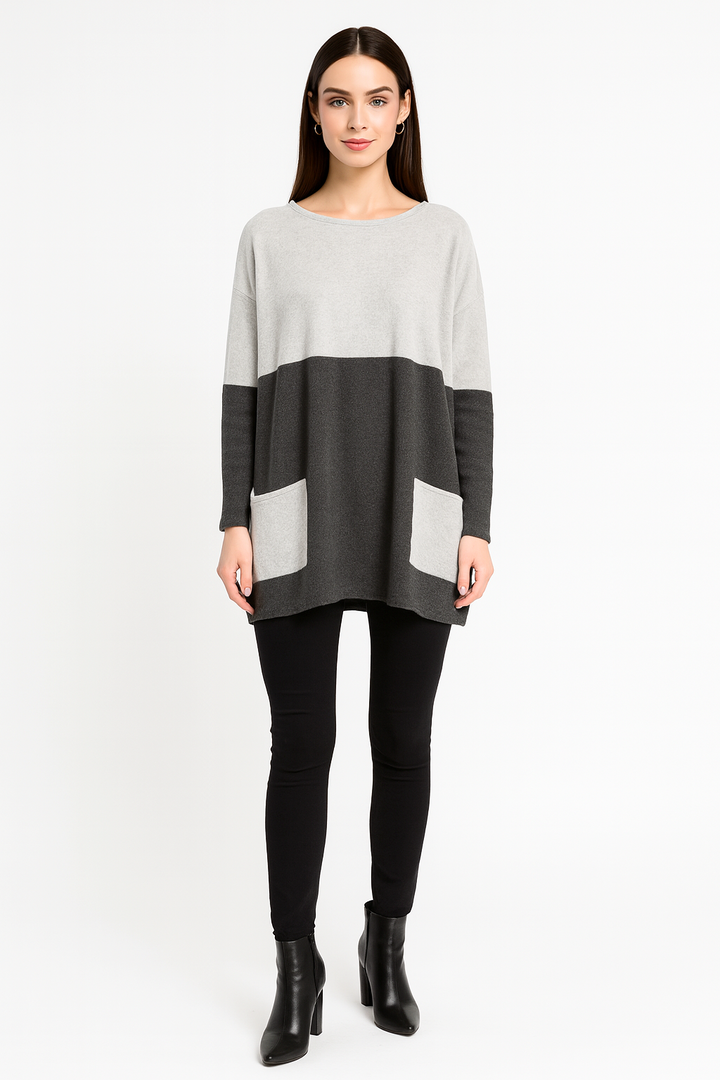 Women's Oversized Long Sleeve Sweater