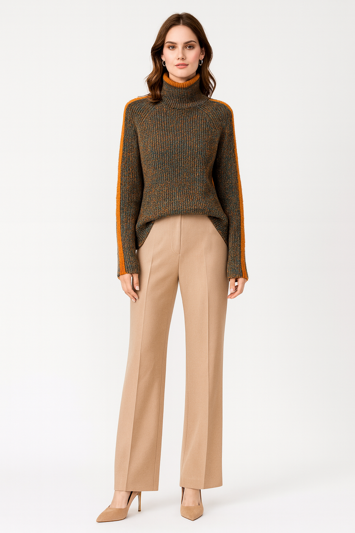 Women's Oversized Turtleneck Sweater