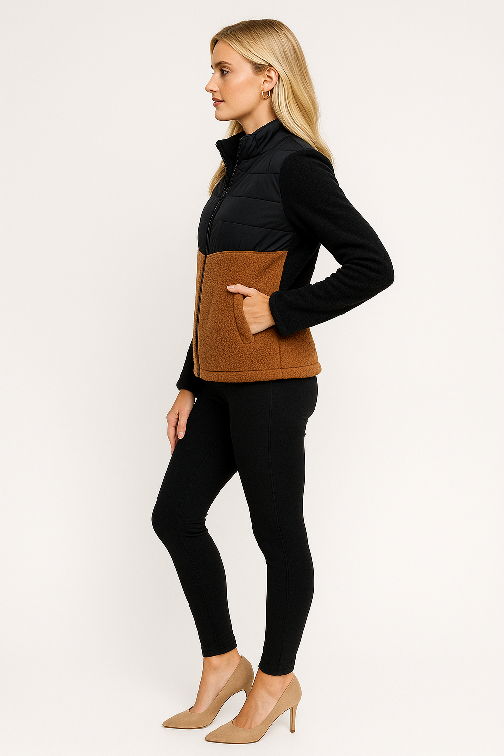 Women’s Puffer Fleece Jacket