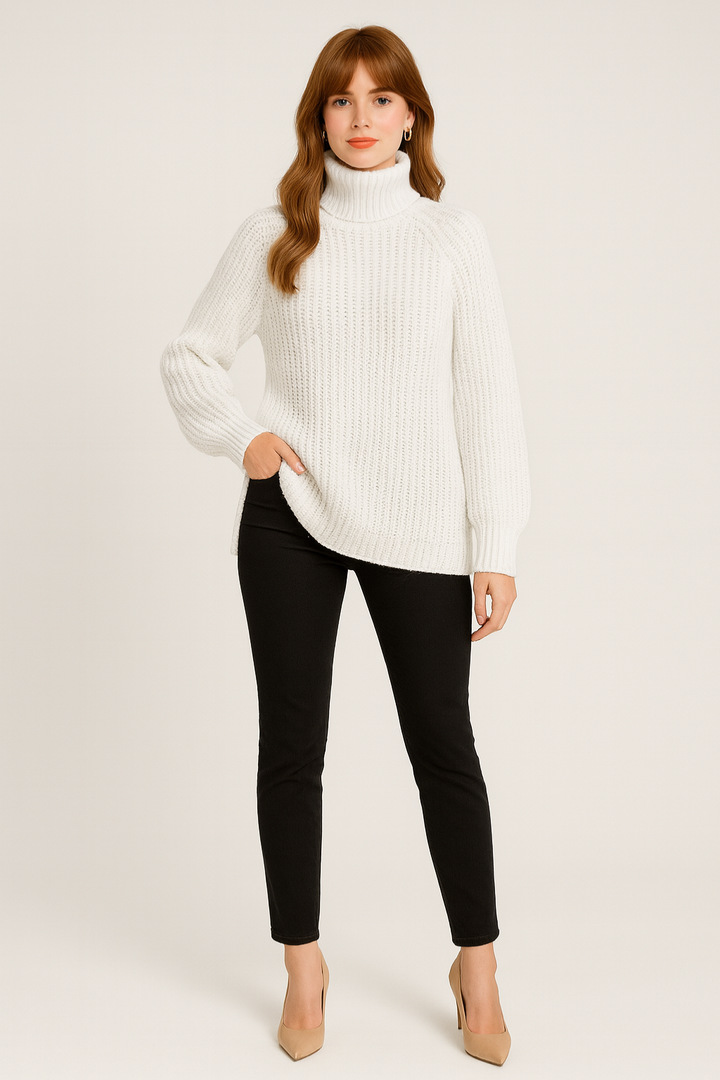 Women's Ribbed Knit Sweater